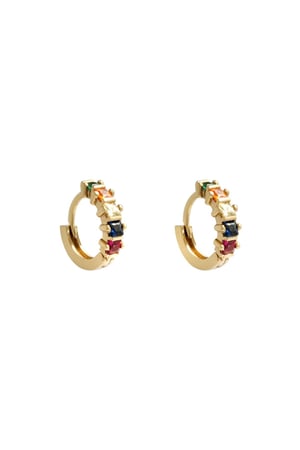 Earrings Little Sunset Gold Color Copper h5